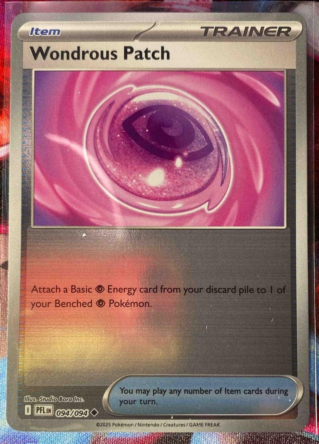 2025 Pokemon Phantasmal Flames Wondrous Patch #094/094 Uncommon Reverse Holo