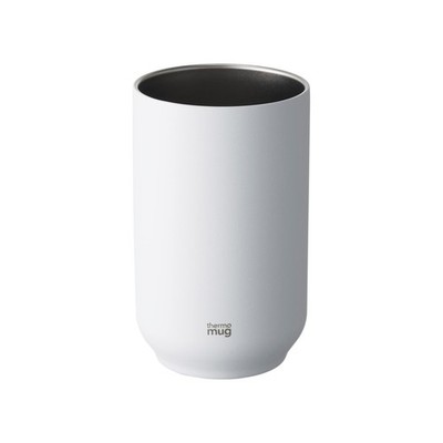 Stainless steel tumbler/can cooler tumbler 360ml white double wall vacuum