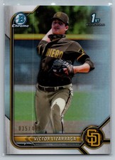 2022 Bowman Chrome Victor Lizarraga #BCP-127 /499 1st Bowman Refractor Prospects
