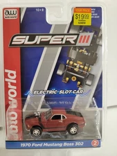 Auto World 1970 Ford Mustang Boss 302 HO Scale Slot Car SC383