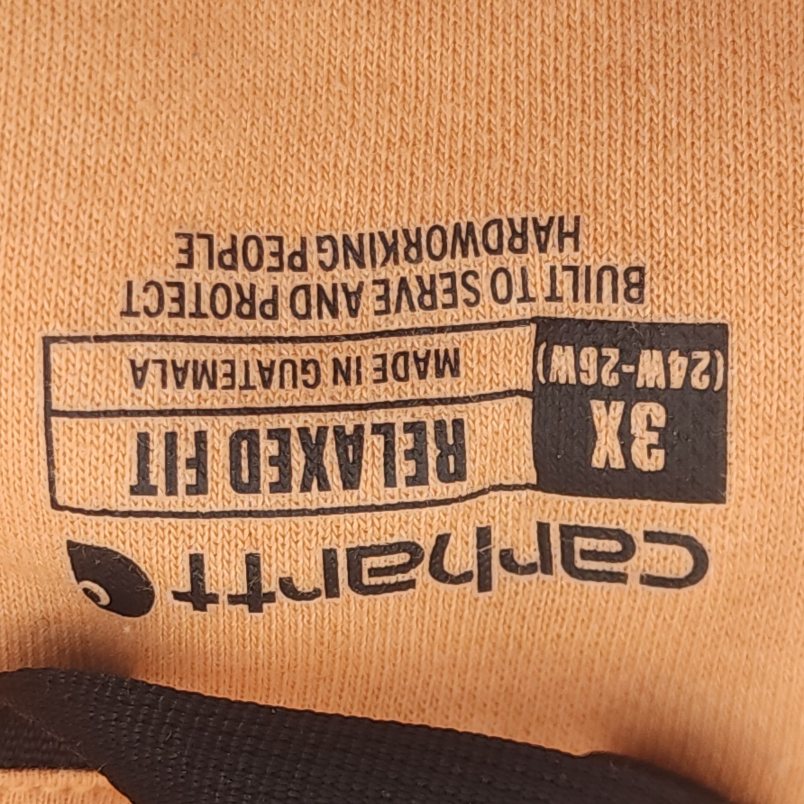 Carhartt Women’s Calrksburg Sz 3X Relaxed Fit Orange Graphic Hoodie Sweatshirt thumbnail 5