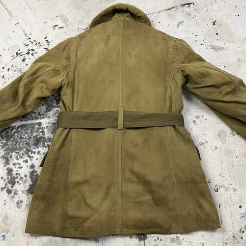 Vintage 30s 40s Shanhouse Make Barnstormer Jacket Coat Sherpa Lined Mens Small image 2