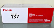NEW Genuine OEM Canon 137 Black Toner Cartridge imageCLASS MF210/220/230 Sealed