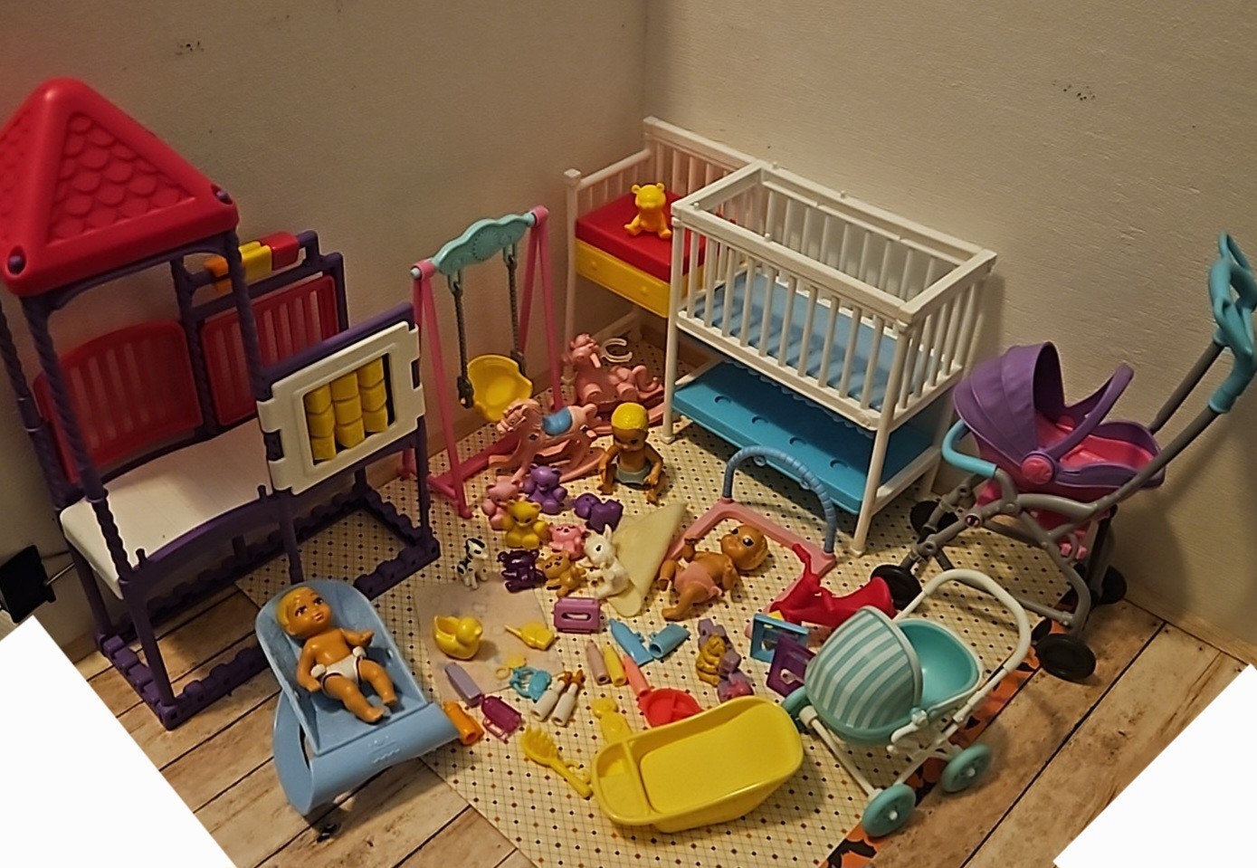 Mattel Baby's Barbie Sister Doll  Bathtime, bedtime, playtim