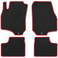 FußMatten Set FüR Opel Astra G Cabrio 2001-2004 Autoteppiche 100% Passform Rot