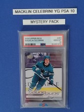 MIX HOCKEY CARDS MYSTERY PACKS MACKLIN CELEBRINI YOUNG GUNS YG ROOKIE RC PSA 10