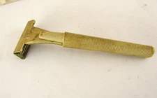 Vintage SCHICK Eversharp Injector Safety Razor w/ Ivory plastic Handle