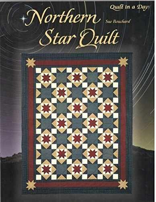 #ad Northern Star Quilt Paperback by Bouchard Sue Very Good $7.18