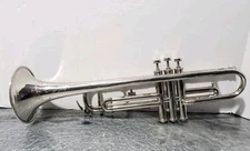 M Dupont French Trumpet Silver Antique Paris circa Maybe 1920s
