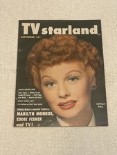 TV STARLAND magazine September 1953 Lucille Ball cover Marilyn Monroe Complete