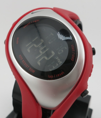 Nike Triax Fly Red Digital Sport Watch - WK0006 - New Battery | eBay