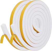 Dichtungsband FüR TüRen Fenster 12Mm(B) X12Mm(D)4M(L) Selbstklebend Schaumstoffb