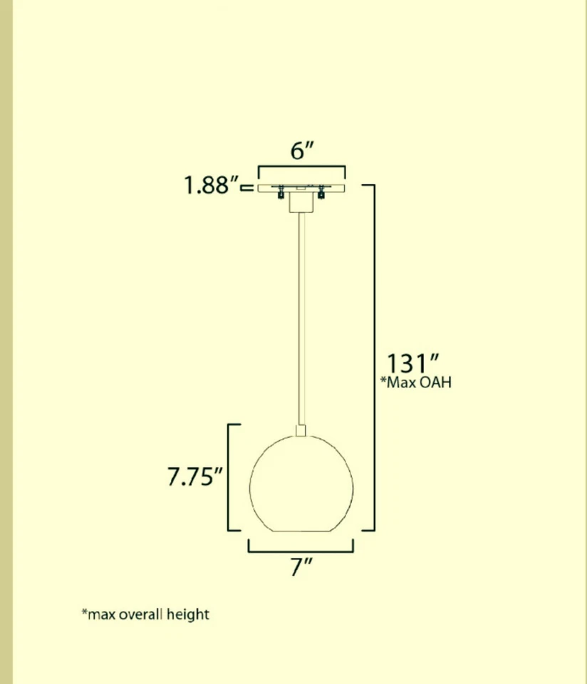 ET2 E25152 Núcleo 7"W LED Mini Colgante - Negro ¡NUEVO! Foto 4 de 4