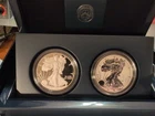 2012 U.S. Mint American Eagle Proof and Reverse Proof 2 Coin Set San Francisco