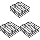  3 Pieces Kitchen Napkin Holder Modern Tabletop Dispenser Metal Holders
