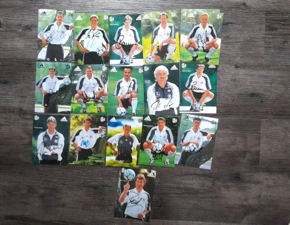 DFB Autogrammkarten WM/EM VERSCHIEDENE ORIGINAL SIGNIERT - Bild 3 von 3