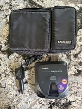 Sanyo Portable CD Player CDP-250 Bass Xpander Retro Working Tested Excellent