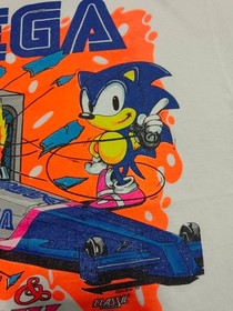 Vintage Sonic the Hedgehog 1993 Sega Racing Makela & Patoharju Rare Shirt L