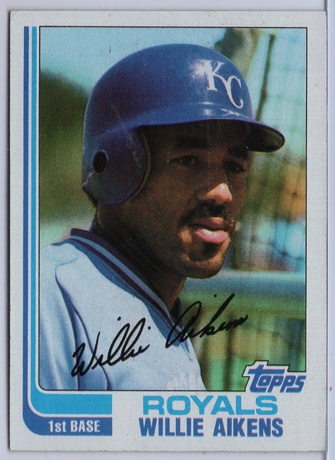 1982 Topps #35 Willie Aikens in EXMT Condition Royals