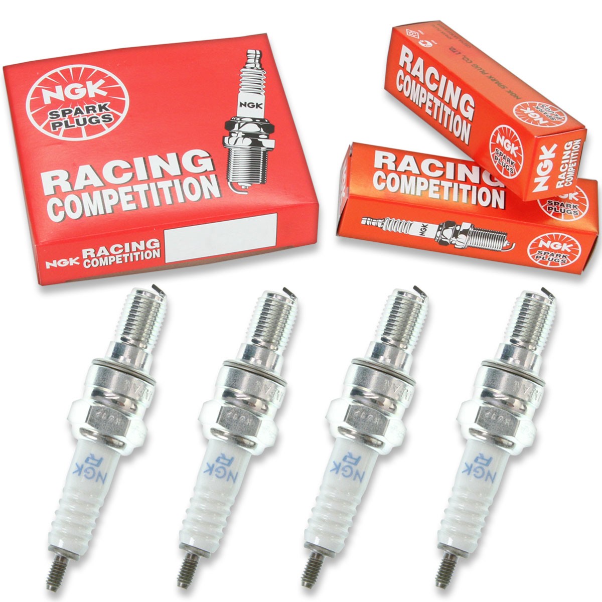 4pcs 05-09 Honda CRF250R NGK Racing Spark Plugs 249cc 15ci Kit Set Engine vl