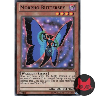 Yugioh Morpho Butterspion GAOV-DE012 Common NM