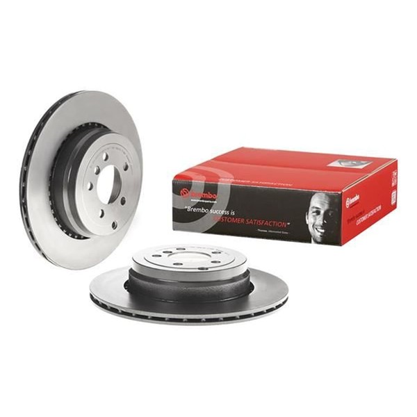 2X Brembo Bremsscheiben 365Mm InnenbelÜFtet Hinten Passend FÜR Land Rover Range-image