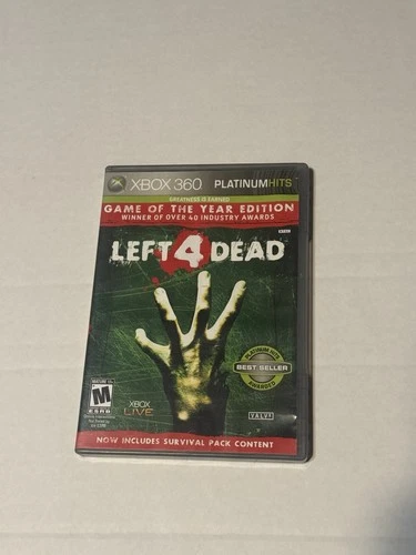 Left 4 Dead Game of the Year Edition (Platinum Hits) Xbox 360 Complete CIB