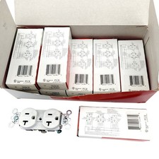 Pass & Seymour TR5362-W Lot of 8 Duplex Receptacles Tamper Resistent 20A 125V