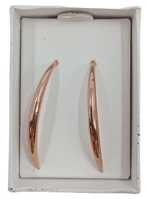 Buckley London Ohrringe Rosegold Halbmond 5cm