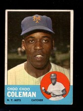 1963 Topps #27 Choo Coleman VG+ Mets *F0396