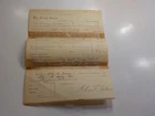 Civil War Document 1863 Soldier 91st New York Rodman Discharge Signature Antique