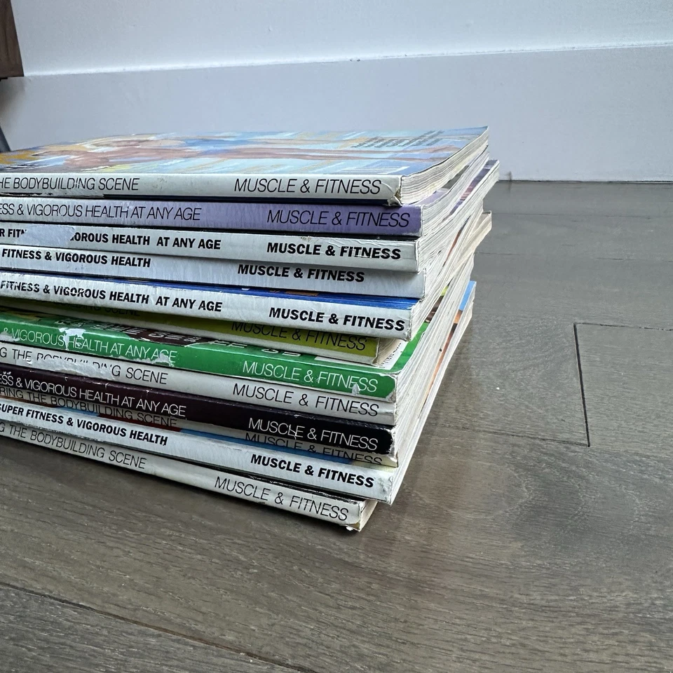 Vintage 80s 90s Lot (12) Muscle & Fitness Bodybuilding Gym Mr. Olympia Magazines - Image 4 of 4