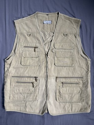 LODESTAR Men's Fishing/ Hunting Waistcoat Shooting Gilet Vest Beige denim 7XL