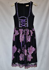 DRESS VINTAGE AUTHENTIC LANDHAUS TRACHTEN OKTOBERFEST DIRNDL WOMENS US 6 EU 34