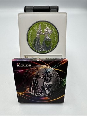 Germania Mint 2019 Allegories 1 oz Silver Round Colorized 0.9999