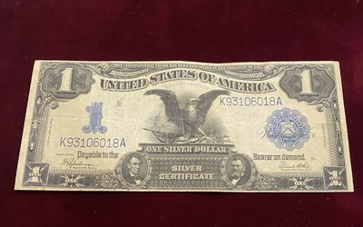 $1 Dollar Silver Certificate 1899 ( Black Eagle'') Prachtstück RAR 