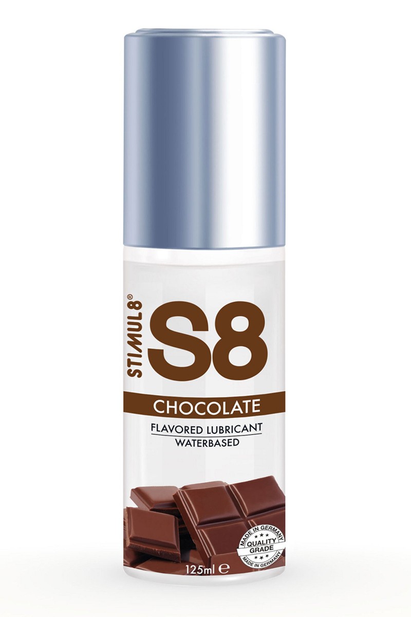Lubrifiant S8 parfumé chocolat 125ml à base d'eau pour moments complices