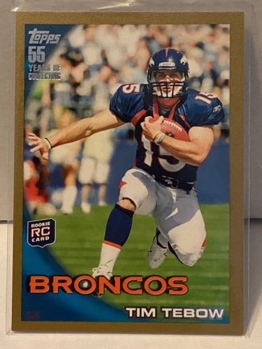 Tim Tebow RC /2010 Gold Frame 2010 Topps NFL Football Rookie Card #440