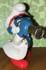 Vintage Schleich Peyo 1981 PVC Figurine Papa Smurf Sea Captain — photo 2
