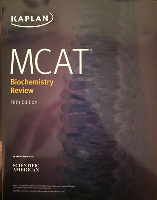 kaplan MCAT Biochemistry Review Fifth Edition | eBay