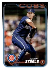 2024 Topps #318 Justin Steele NM-MT Cubs ID:73954
