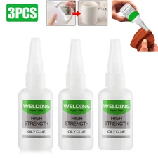 3pcs Jue Fish Welding High-Strength Oily Glue Uniglue Universal Super Glue 50g