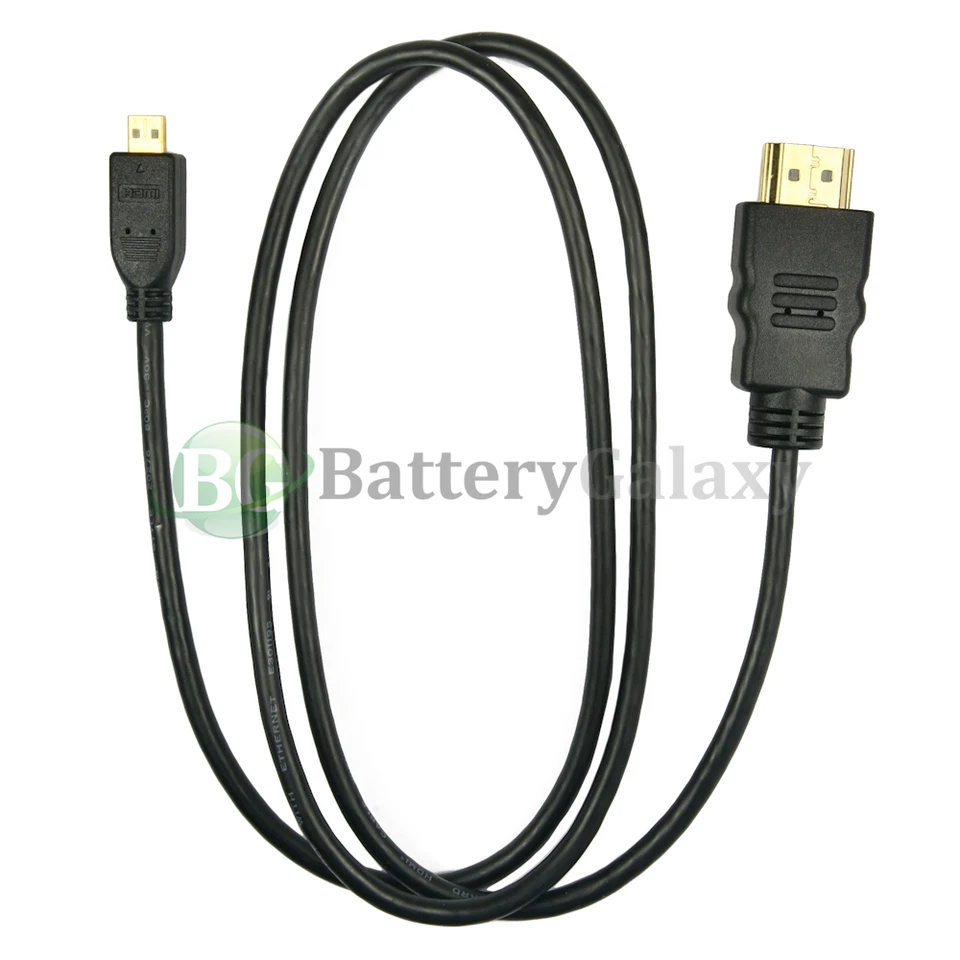 Cable HDMI a Micro HDMI de 6 pies para HTC EVO 4G Motorola Xoom Atrix 2 Droid X LO ÚLTIMO Foto 3 de 4