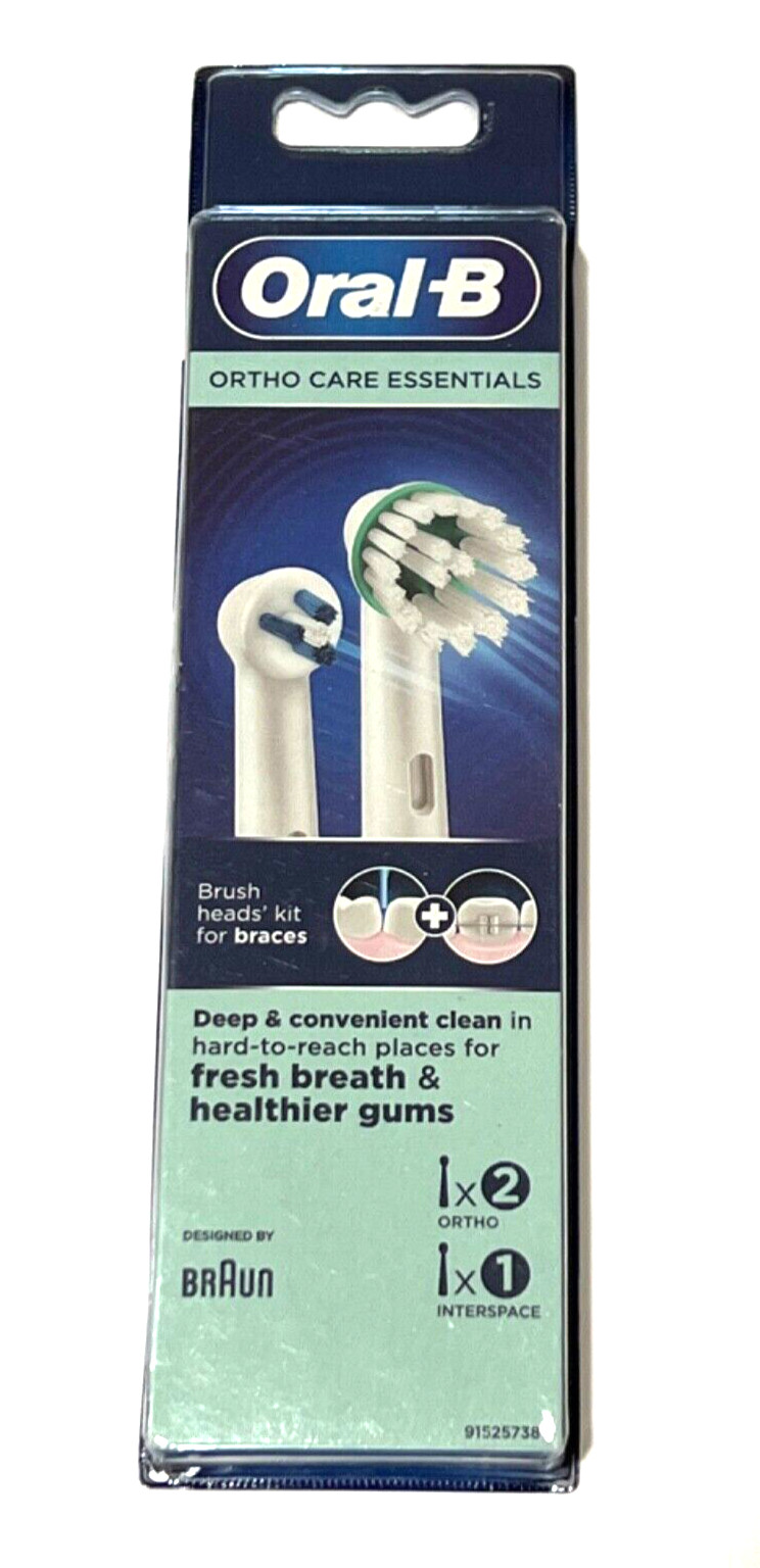 Oral-B Ortho Care Essentials Braces Replacement Toothbrush H