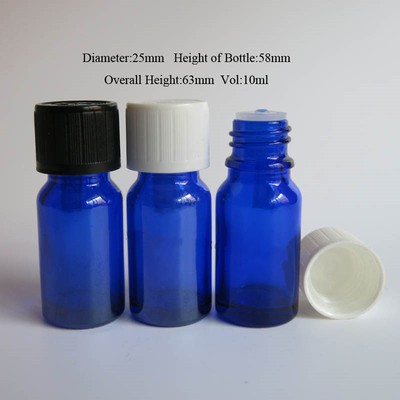 Download 10ml Empty Glass Essential Oil Bottle Container Cosmetic Packaging Blue 200 Pcs Ebay