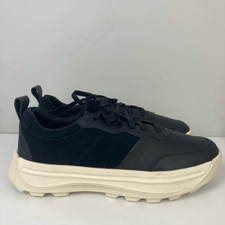 Sorel Out N About III Low Black Leather Suede Waterproof Sneakers Womens 11