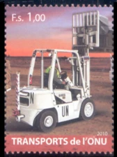 UN Geneva #Mi721 MNH 2010 Transport Forklift [524]