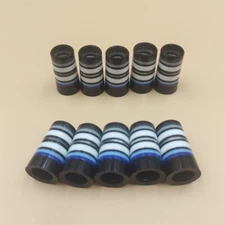 10pcs Tip .370 Golf Ferrules Black/White/Silver/Blue Rings Iron Shaft Ferrule