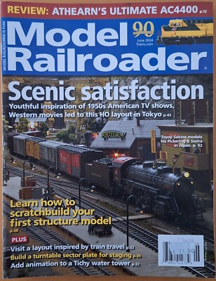 Model Railroader  June 2024  gebraucht