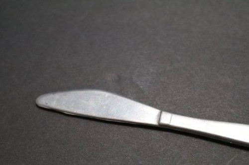 Metall Mini Messer 4,5" Italien Vintage Mid Century um 1950 Spiel Sammlerstück - Bild 3 von 6